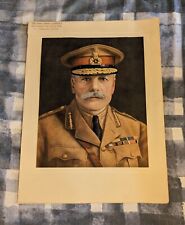 1918 WWI British Field Marshall Sir Douglas Haig Color Print picture