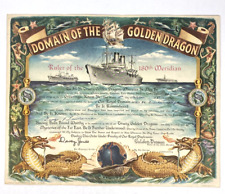 1961 USS JC Breckengridge U.S.N. & MSTS Domain of the Golden Dragon Certificate picture