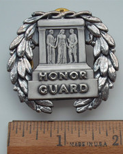 Rare Original US Army Badge worn by Tomb of the Unknown Soldier Honor Guard