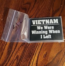 Lot of 12 We Were Winning When I Left Vietnam War Decal Sticker Veteran Vet 