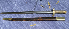 US NAVY 1861 COLLINS &CO CIVIL WAR PLYMOUTH/WHITNEY-TYPE SWORD-BAYONET &SCABBARD picture