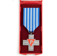 5174 WW2 AUSCHWITZ HOLOCAUST SURVIVOR CROSS MEDAL POLAND JEWISH PRL