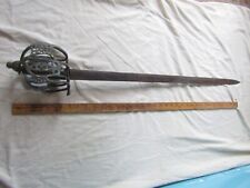 EARLY VICTORIAN ERA SCOTTISH BASKET HILTED SWORD, 1820's to 1860's picture