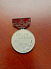 Original East German GST  Ausbilder  Silver Outstanding Instructor Medal