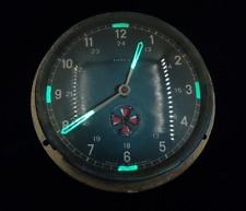 WW2 Kienzle German Luftwaffe Airplane Dashboard Clock Radium Hands & Indicators picture