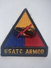 Army Patch: USATC Armor - merrowed edge picture
