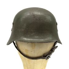 WWII Hungarian M38 Helmet with Liner & Chin Strap  66-13 picture