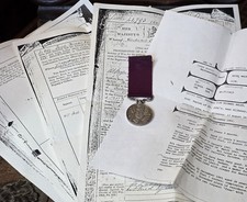 Long Service & Good Conduct Silver Medal, 1839-1861 with paperwork, 1st btn,10th