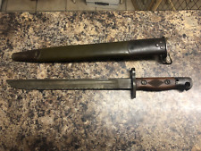 WW1 SMLE 1907 Sanderson Bayonet w. Canadian marks cutdown w. U.S. M1917 Scabbard picture