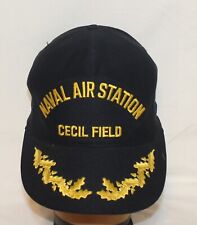 Naval Air Station Cecil Field Baseball Cap Hat Adjustable Snapback Blue Navy picture