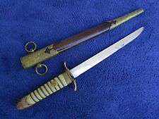 ORIGINAL LATE WW2 JAPANESE IMPERIAL NAVY DAGGER AND SCABBARD picture