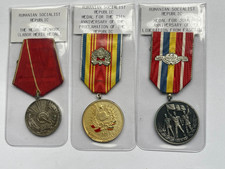 Romania communist People's republic LOT OF 3 MEDAL MEDALS