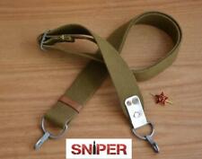 USSR Soviet Russian canvas strap 2 carabins carrying sling belt stamp 1963 picture