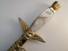 Italian Military Air Force Academy cadet dagger sword mother of pearl handle picture