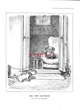 Pierre LAVAL (Vichy France) "The New Favourite' 1942 Punch Cartoon Print 700/15