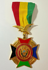 Bolivia Chaco War Veterans Medal National Congress Defenders of Chaco Ribbon