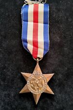 Genuine WW2 France & Germany Star Medal & Ribbon British Military picture
