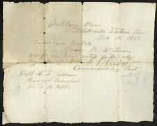 1862 Manuscript Union Pass – Mitchellsville Station, Tennessee (?) picture