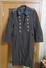 SOVIET MILITARY UNIFORM EVERYDAY OVERCOAT SENIOR LIEUTENANT AIR FORCES siz 52-54