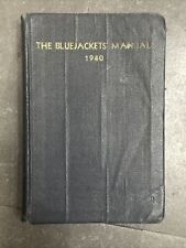 Collectible Vintage The Bluejackets Manual 10th Edition 1940 US Navy picture