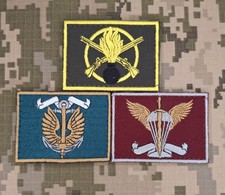 Patches with flag  Airborne, Marine, Mechanized Troops of the Army of Ukraine