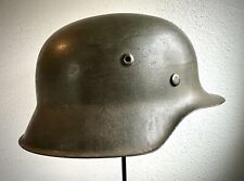 German M42 68 Helmet/Perfect Shell w/ Original Paint/hkp68/Lot#0395/Repro Liner picture