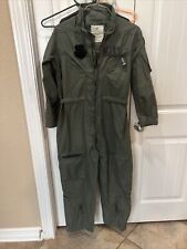 USAF MAJOR  Issue Flyers Coveralls Summer CWU-27/P Flight Suit Vintage 1979 44L picture