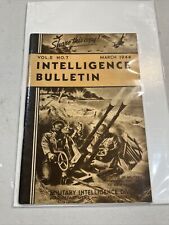 World War II: Military Intelligence Bulletin March 1944 Intelligence Bulletin picture