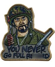 Never Go Full Humor Funny Inspired Embroidery Patch 3.0 inch [Hook Fastener ] picture
