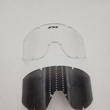 ESS Apel Military Goggles Dark & Clear Replacement Z87 Safety Lens Used Good picture