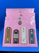 Rare VTG Soviet/Russian MVD Militia Police Factory Uniform Sample Display Boards