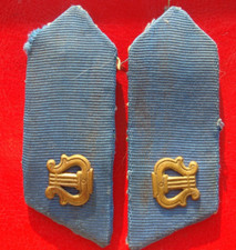 RARE ROMANIAN MILITARY BAND COLLAR BADGE