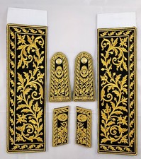 Cambodia Minister National Defense Shoulder Boards Collar Tabs Sleeve Cuffs