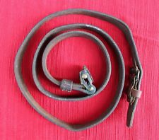 WWII German K98 Rifle Sling -ORIGILNAL - Leather with Brass buckle (Navy?) picture