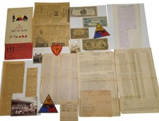 WWII US Army 777th Tank BN ETO Pacific Patch Book Document Photo Group DR21