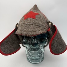 Vintage Soviet Red Army Military Budenovka Hat NICE
