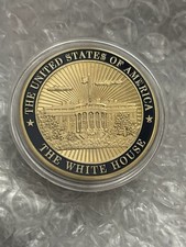 WHITE HOUSE CHALLENGE COIN GOLD EAGLE SEAL REPUBLICAN DEMOCRAT DAR USA PRESIDENT
