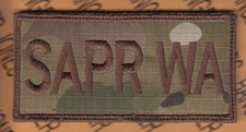 USAF Air Force SAPR WA Speciailst 4" OCP W/ HOOK patch c/e