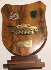 1972 IDF Israel Army Aluf Avraham Rotem 401st Armored Brigade Presentation Award