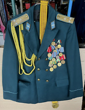 Vintage Soviet USSR Air Force Military Officer Parade Dress Uniform Jacket Pants picture