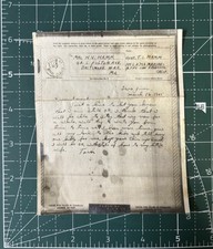 WW2 USMC Rare Iwo Jima V Mail Letter