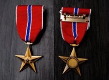 World War II US Bronze Star Medal Emblem Army Military Award Emblem Ribbon picture