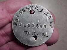 WW1 ID Dogtag-24th Infantry-Buffalo soldiers-found Columbus NM-Mexican Border picture
