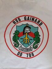 Vintage US Navy USS Gainard Laochmar Dd 706 Reunion T-shirt Made USA White XL picture