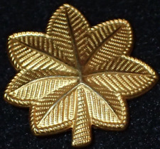 WWII US Army AAF Major's Oak Leaf Rank Insignia Pin Back Wartime Production picture