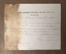 Civil War Hand Written Letter, 1864, Embossed Watermark, Head Quarter 3rd Brig. picture