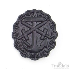 Imperial German Naval Wound Badge in black Medal Order – Museum Replica