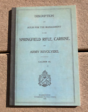 U.S. Army Trapdoor Springfield Rifle Model 1873,  Carbine & Revolvers Book 45-70 picture
