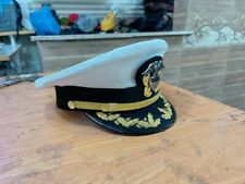 Us Navy Officer Visor Cap, US Navy Commander captain Rank Cap In All Sizes picture