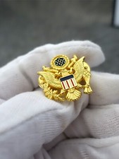 American gold collar flower chest badge, clothing accessories brooch badge